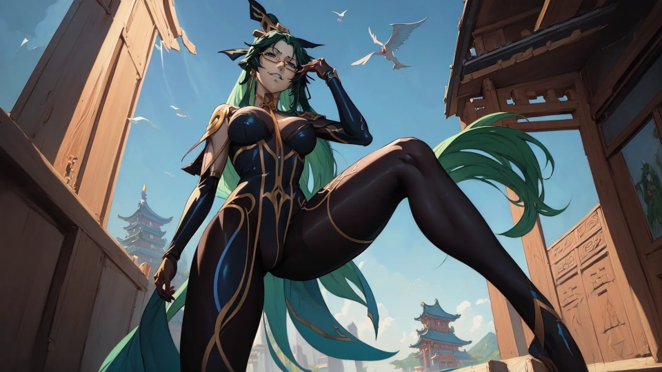 AI generated picture of Xianyun