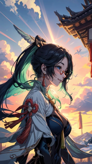 AI generated picture of Xianyun