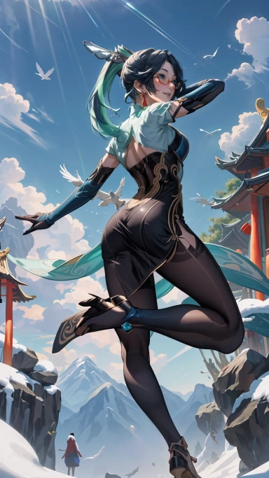 AI generated picture of Xianyun