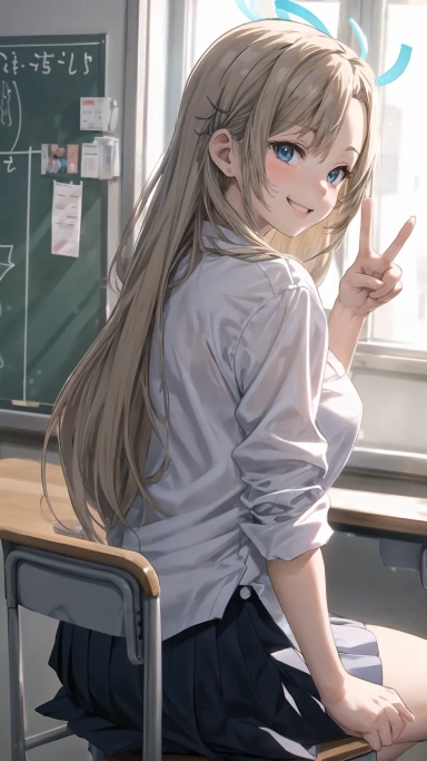AI generated picture of Ichinose Asuna
