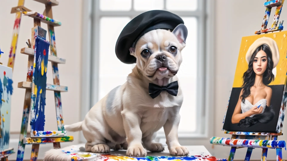 AI generated picture of Dogs