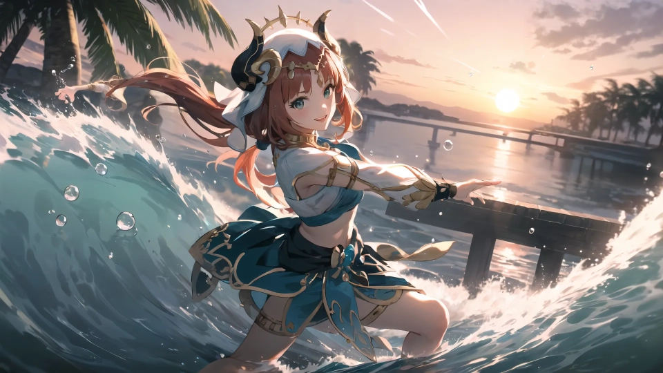 AI generated picture of Nilou
