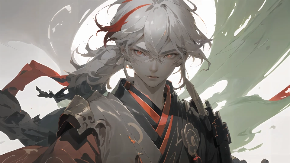 AI generated picture of Kaedehara Kazuha