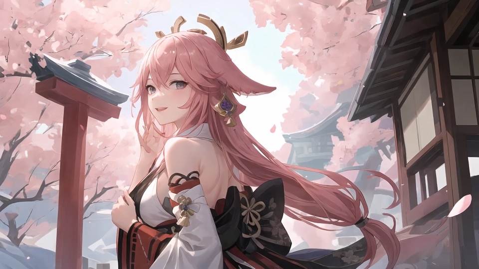 AI generated picture of Yae Miko