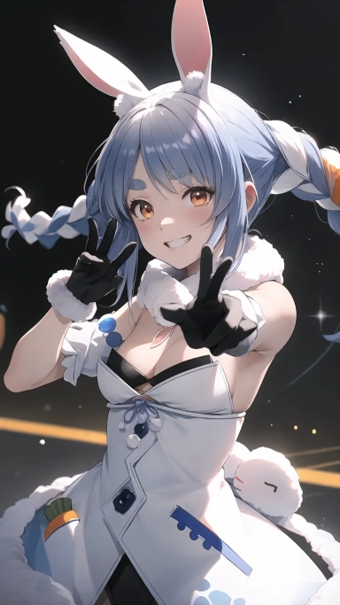 AI generated picture of Usada Pekora