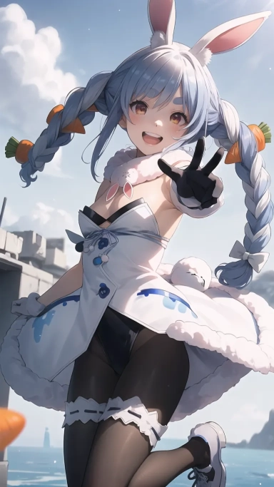 AI generated picture of Usada Pekora