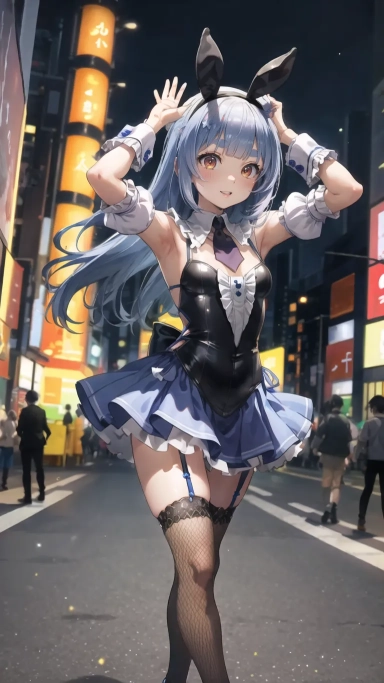 AI generated picture of Usada Pekora