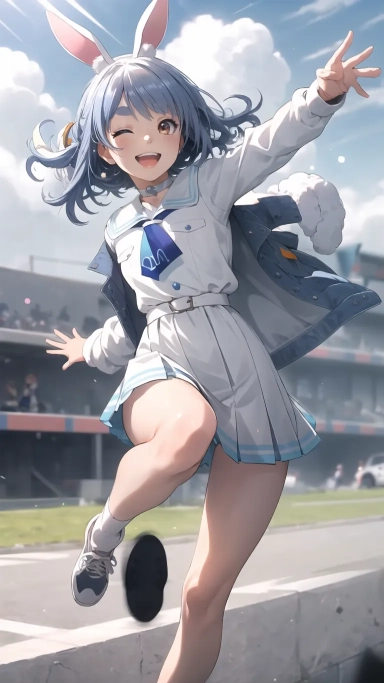 AI generated picture of Usada Pekora