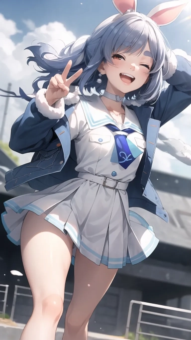 AI generated picture of Usada Pekora