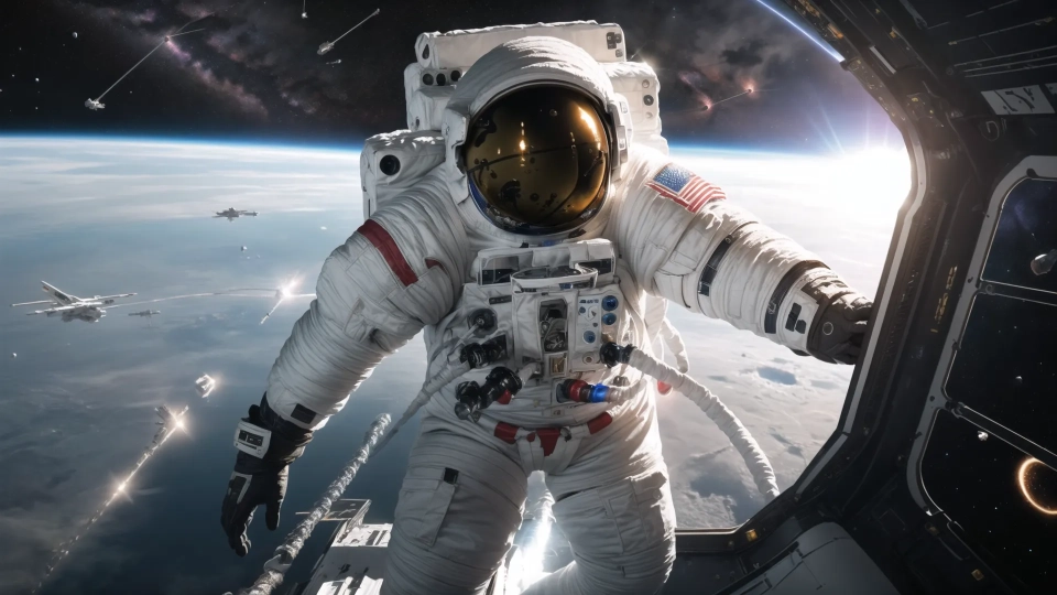 AI generated picture of Space Opera
