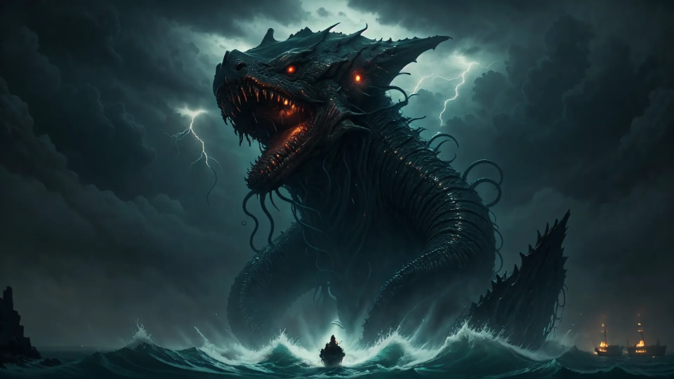 AI generated picture of Lovecraft