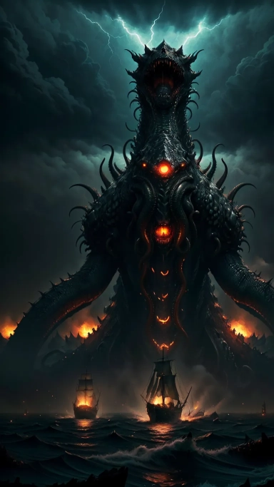 AI generated picture of Lovecraft