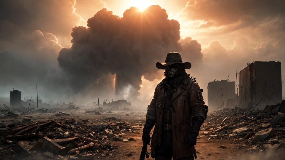 AI generated picture of Post Apocalyptic