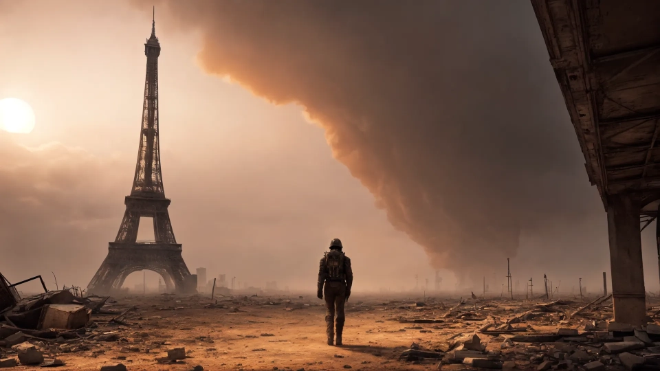 AI generated picture of Post Apocalyptic