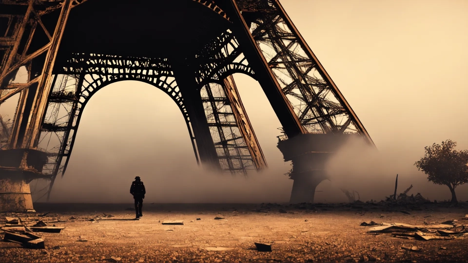 AI generated picture of Post Apocalyptic