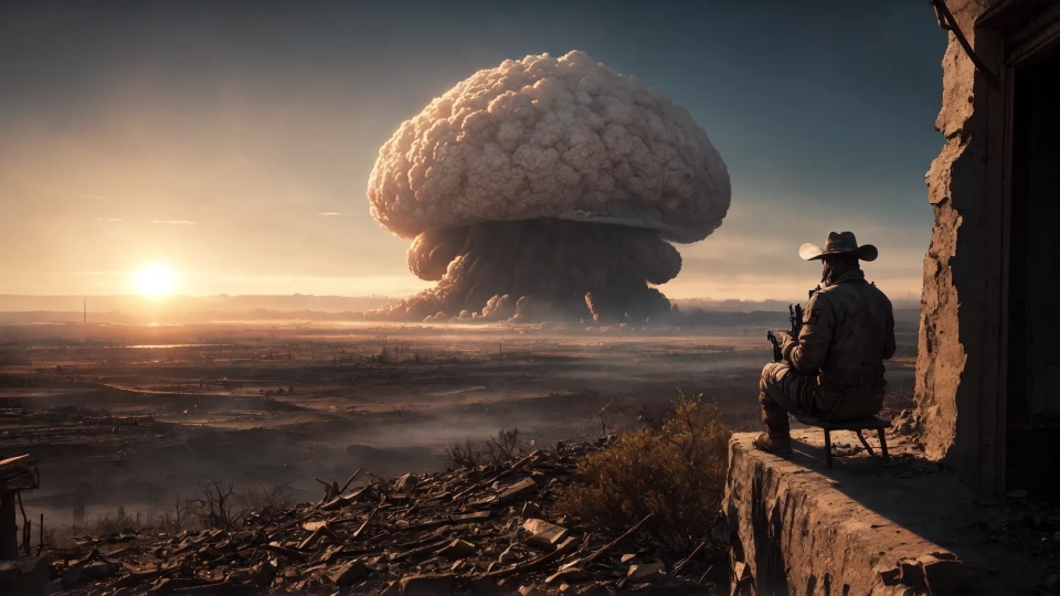 AI generated picture of Post Apocalyptic