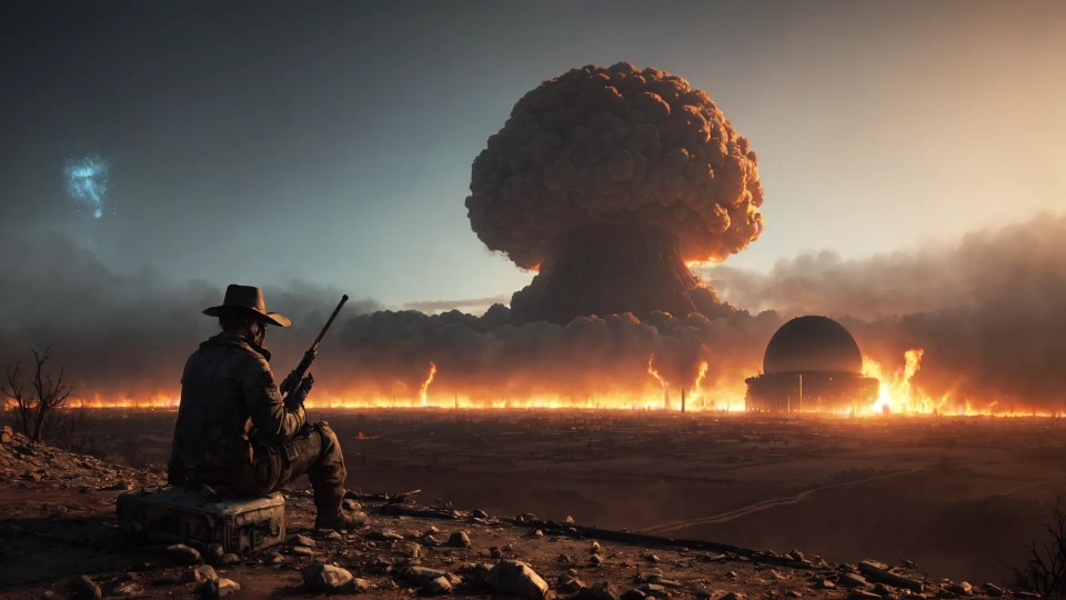 AI generated picture of Post Apocalyptic