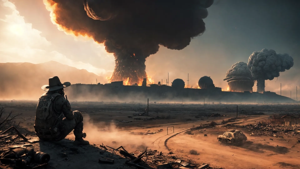 AI generated picture of Post Apocalyptic