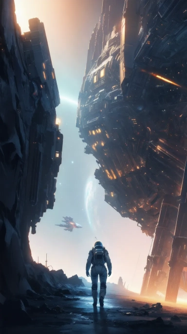 AI generated picture of Space Opera
