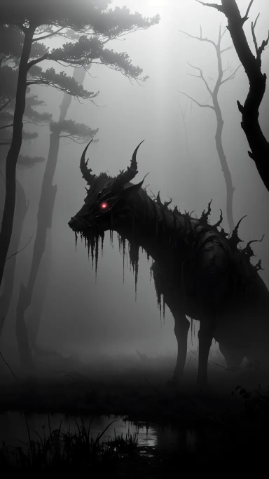 AI generated picture of Horror