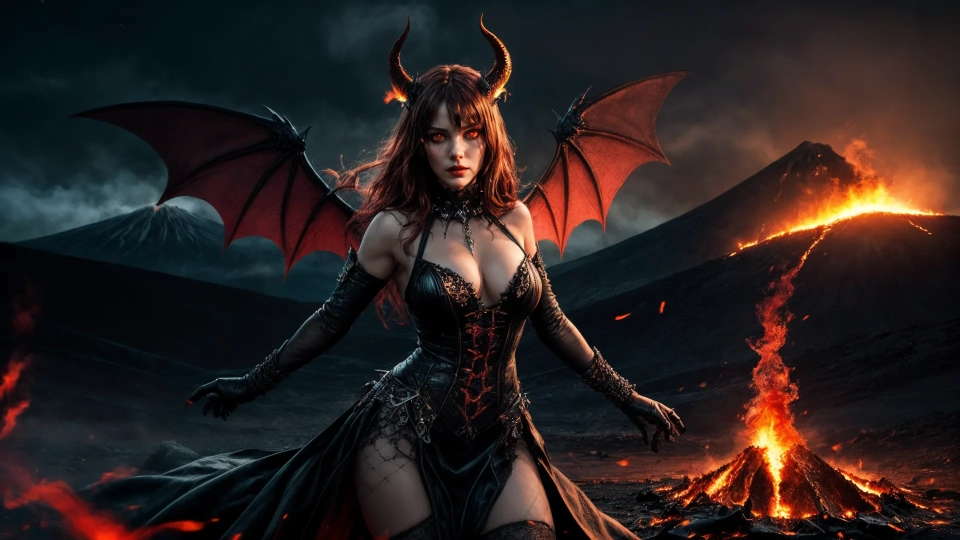 AI generated picture of Angels & Demons