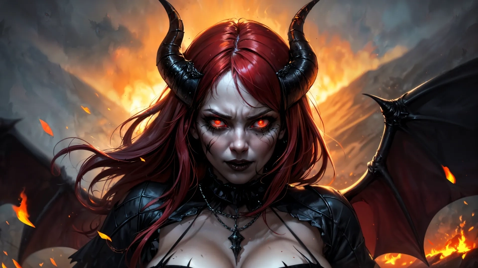 AI generated picture of Angels & Demons