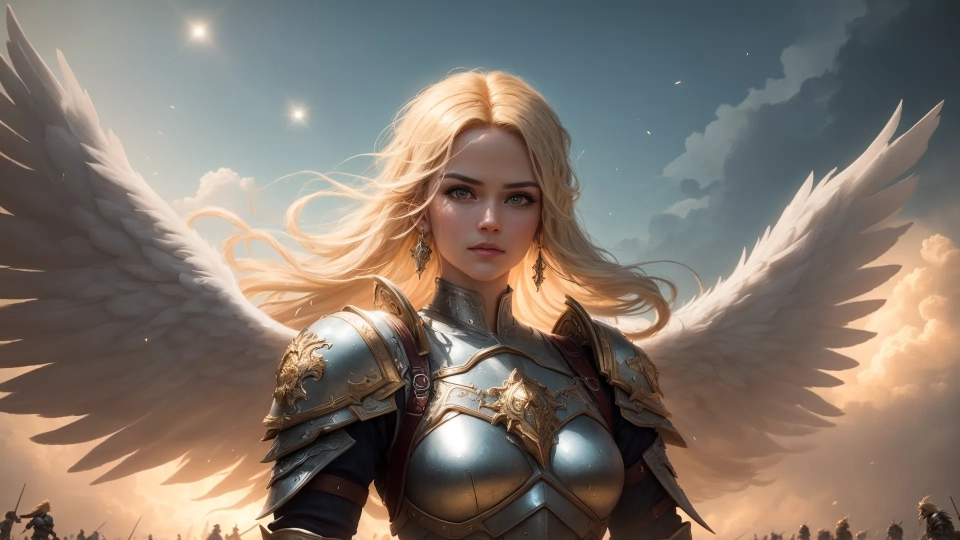 AI generated picture of Angels & Demons
