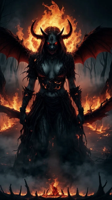 AI generated picture of Angels & Demons