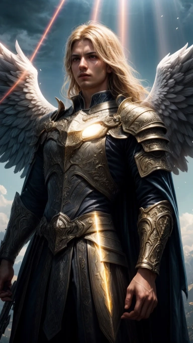 AI generated picture of Angels & Demons
