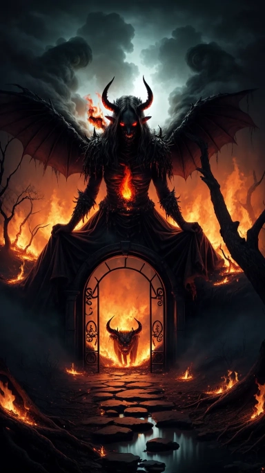 AI generated picture of Angels & Demons