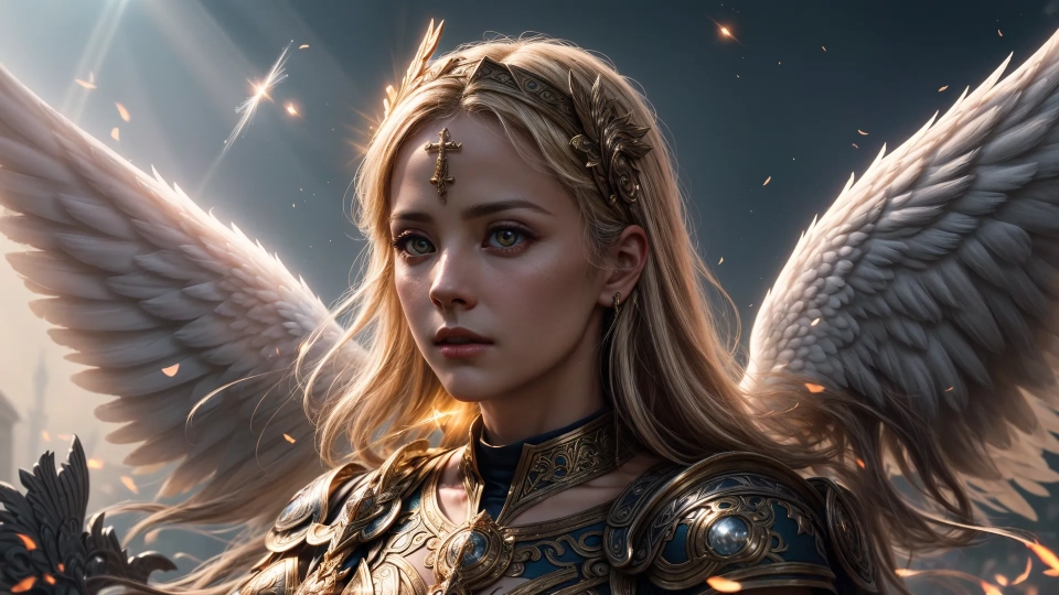 AI generated picture of Angels & Demons