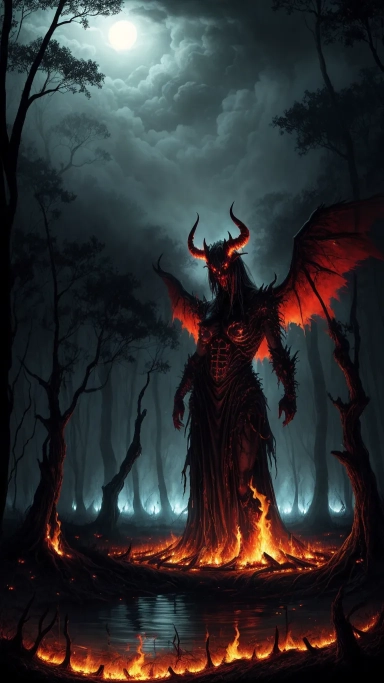 AI generated picture of Angels & Demons