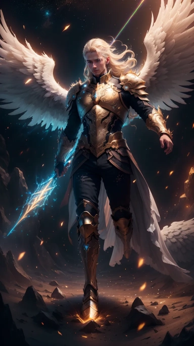 AI generated picture of Angels & Demons