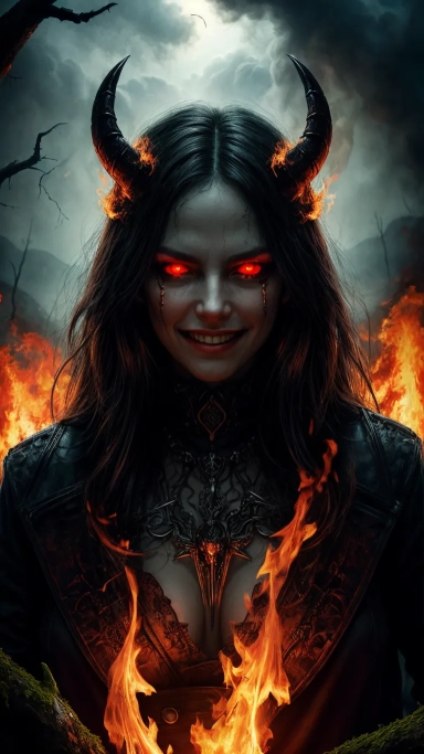 AI generated picture of Angels & Demons
