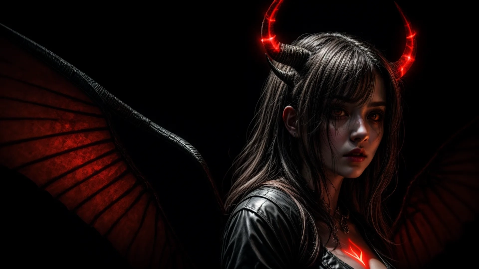 AI generated picture of Angels & Demons