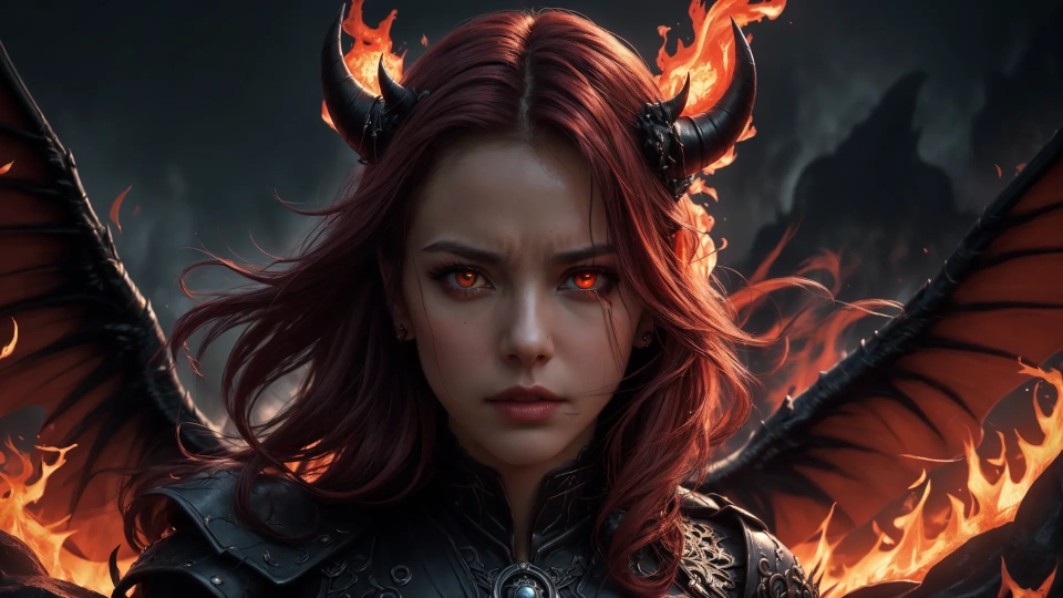 AI generated picture of Angels & Demons