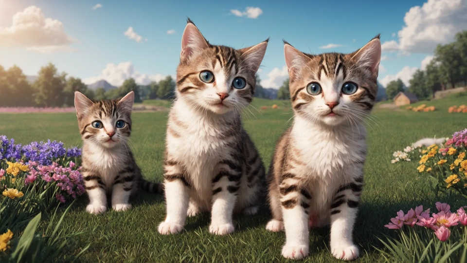 AI generated picture of Cats