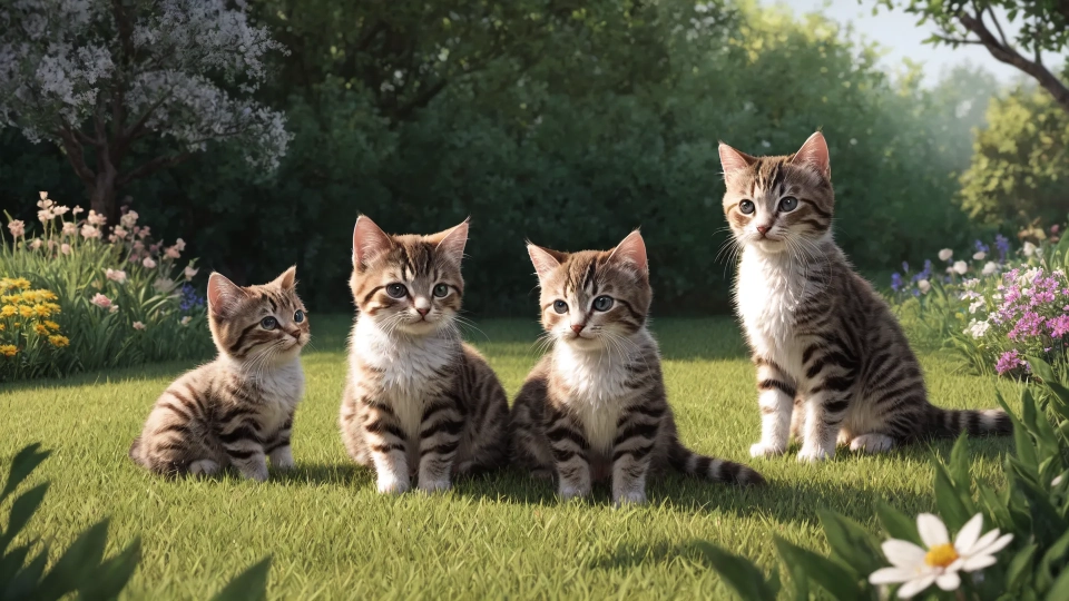 AI generated picture of Cats