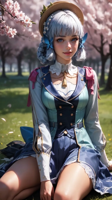 AI generated picture of Kamisato Ayaka