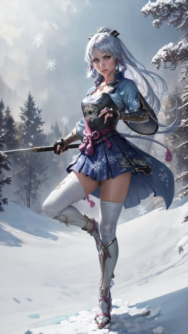 AI generated picture of Kamisato Ayaka