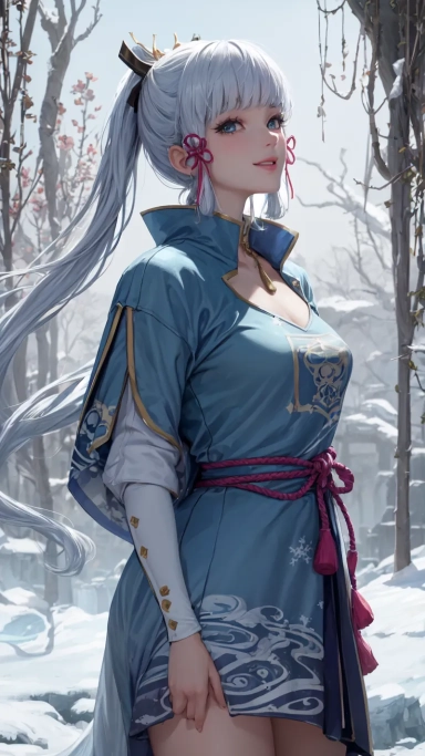 AI generated picture of Kamisato Ayaka