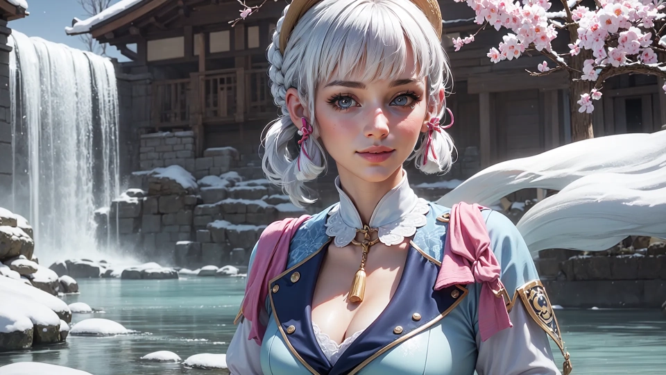 AI generated picture of Kamisato Ayaka