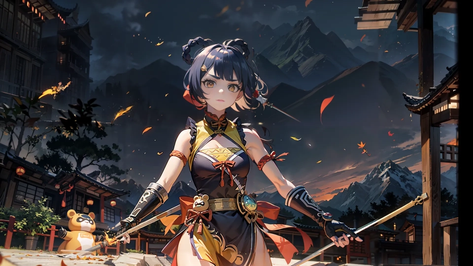 AI generated picture of Xiangling