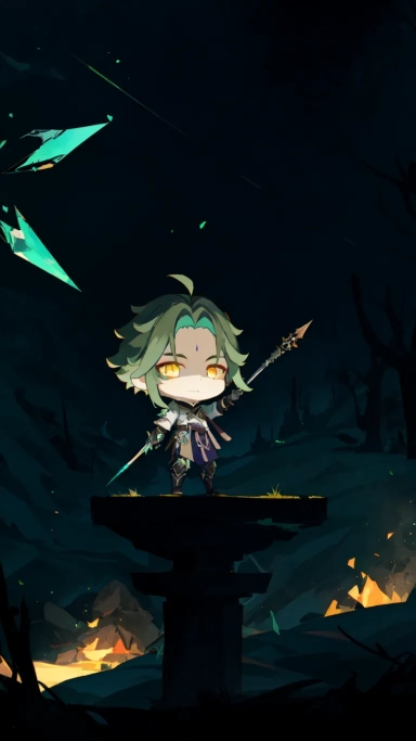 AI generated picture of Xiao