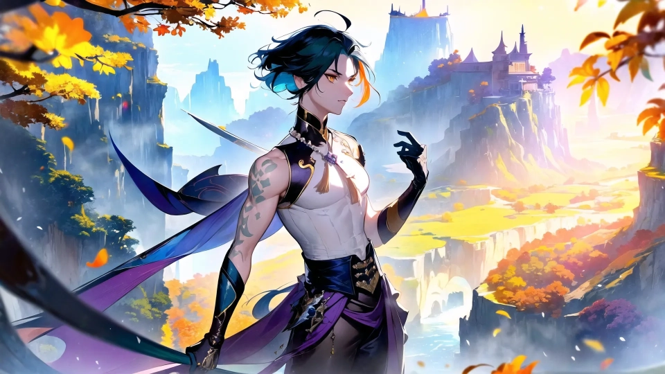 AI generated picture of Xiao