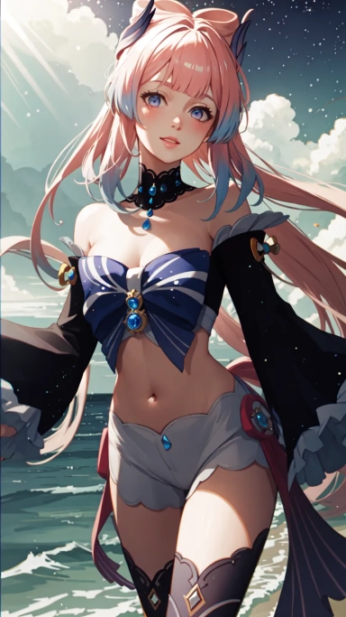 AI generated picture of Sangonomiya Kokomi