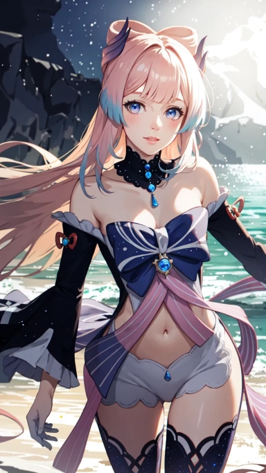 AI generated picture of Sangonomiya Kokomi