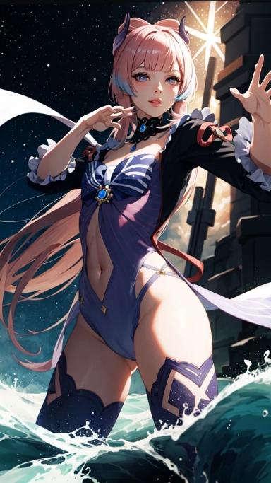 AI generated picture of Sangonomiya Kokomi