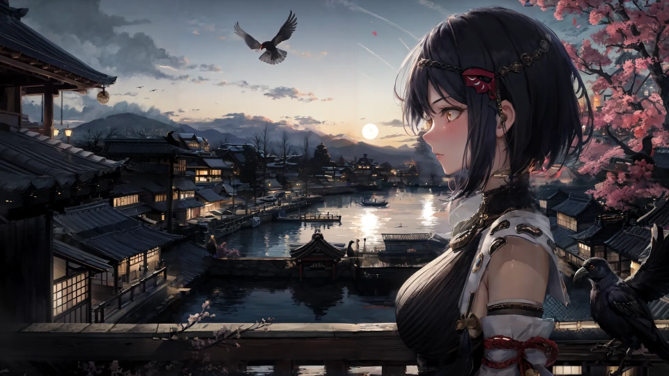 AI generated picture of Kujou Sara