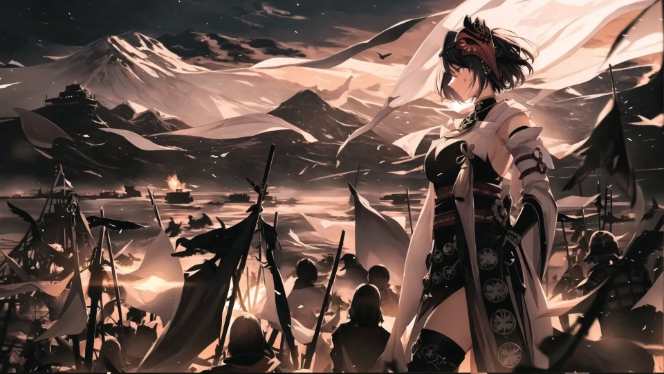 AI generated picture of Kujou Sara